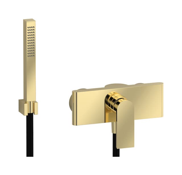 IB Rubinetterie K3 – Μίκτης Ντους Εντοιχισμένος – Pale Gold (K3350II)