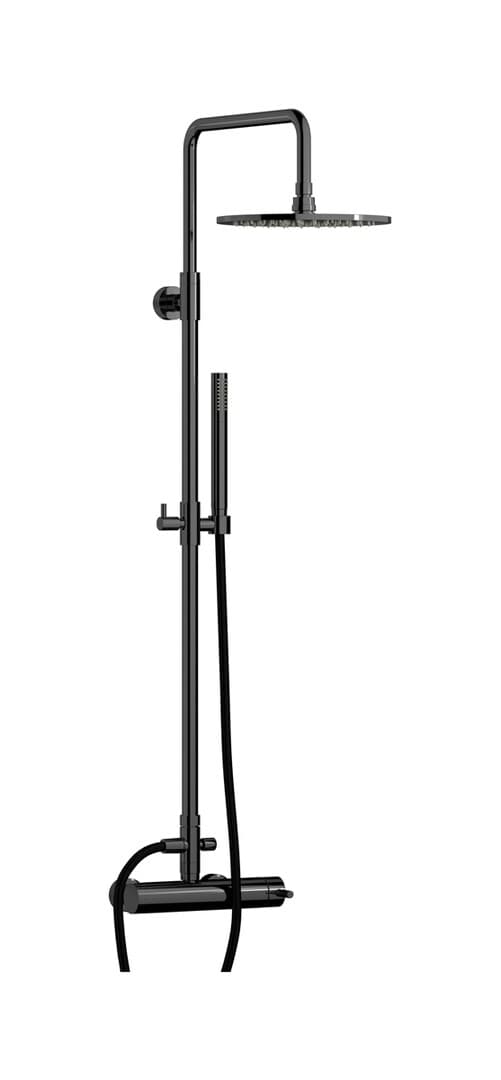 IB Rubinetterie Indoor Shower – Κεφαλή Ντους – Black Chrome (MT127CF)