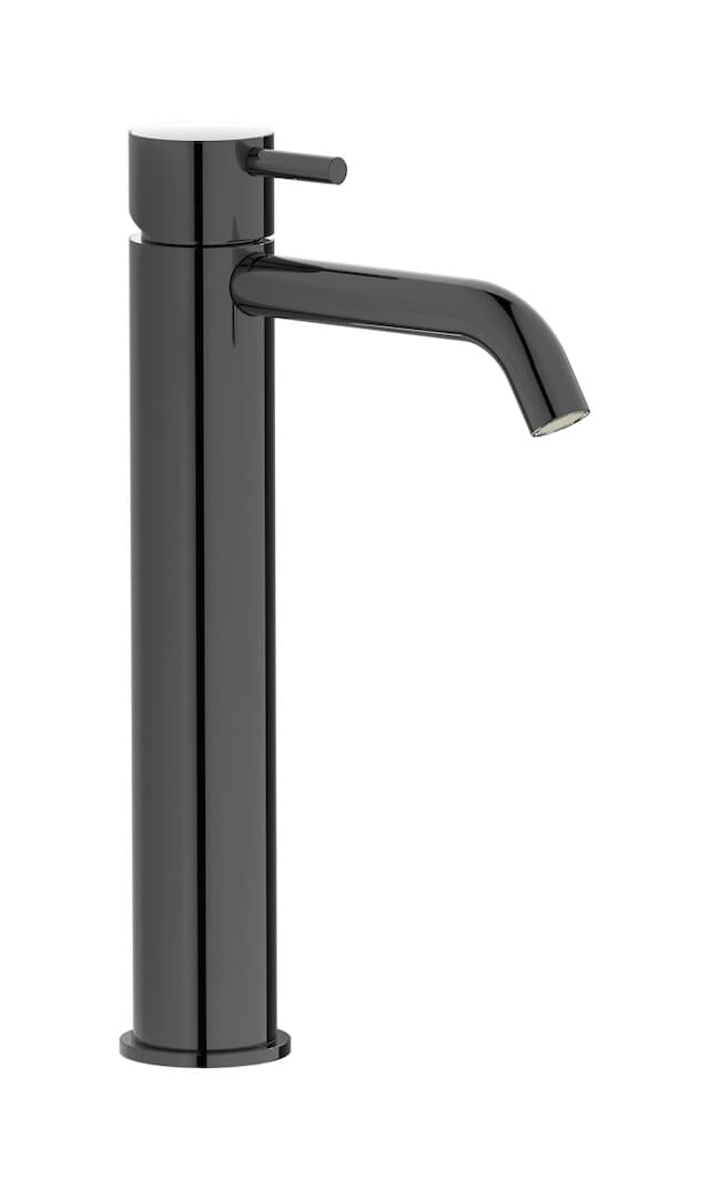 IB Rubinetterie MilanoTorino – Μπαταρία Νιπτήρα Ψηλή – Black Chrome (MT202CF)