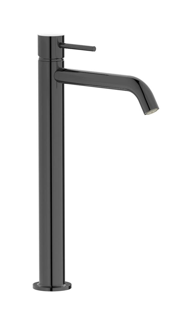 IB Rubinetterie MilanoTorino – Μπαταρία Νιπτήρα Ψηλή – Black Chrome (MT203CF)