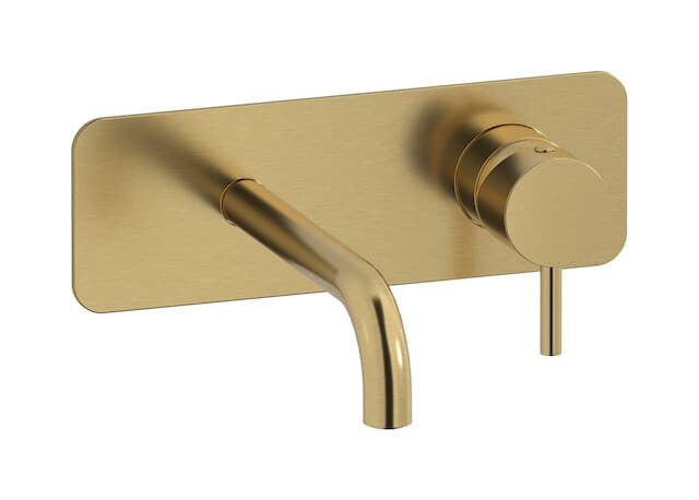 IB Rubinetterie MilanoTorino – Μπαταρία Νιπτήρα Τοίχου – Brushed Gold (MT206OS)