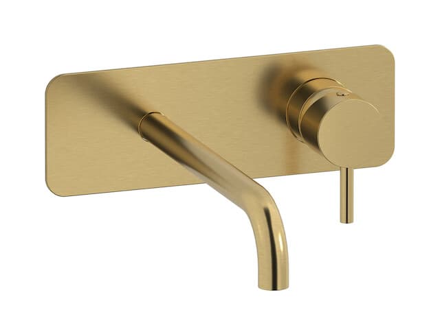 IB Rubinetterie MilanoTorino – Μπαταρία Νιπτήρα Τοίχου – Brushed Gold (MT207OS)