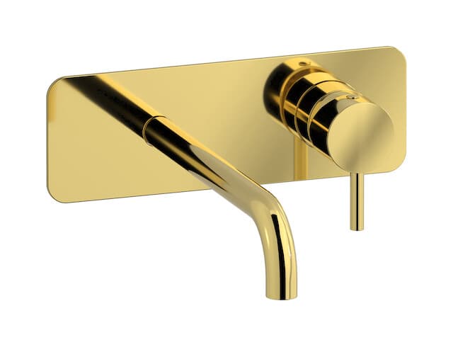 IB Rubinetterie MilanoTorino – Μπαταρία Νιπτήρα Τοίχου – Gold (MT207OO)
