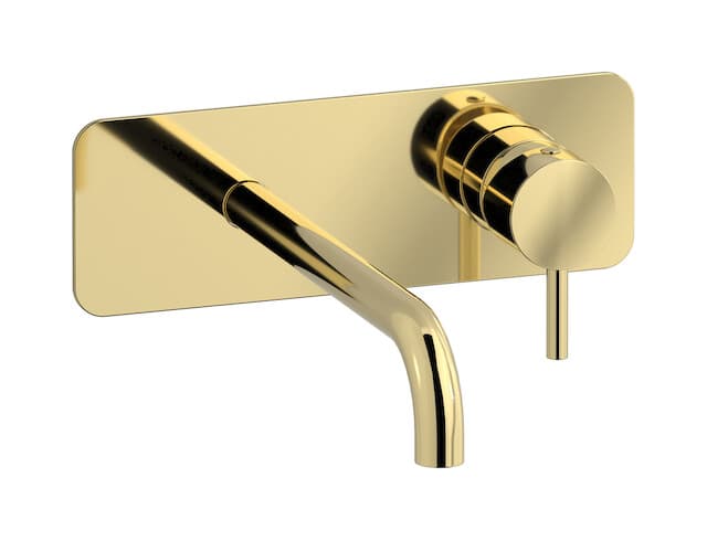 IB Rubinetterie MilanoTorino – Μπαταρία Νιπτήρα Τοίχου – Pale Gold (MT207II)