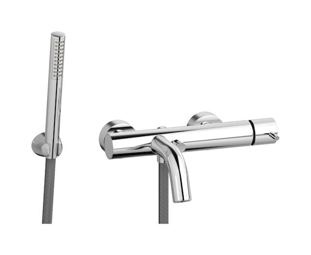 IB Rubinetterie MilanoTorino – Μπαταρία Μπανιέρας Τοίχου – Chrome (MT250CC)