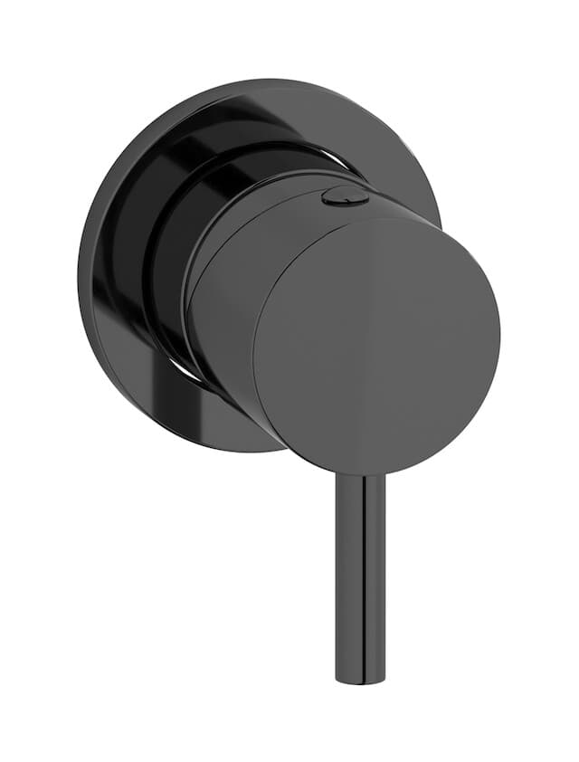IB Rubinetterie MilanoTorino – Μπαταρία Νιπτήρα Τοίχου – Black Chrome (MT305CF)