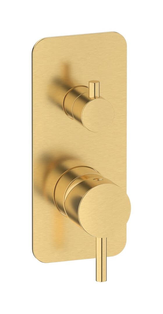 IB Rubinetterie MilanoTorino – Μπαταρία Νιπτήρα Τοίχου – Brushed Gold (MT312OS)