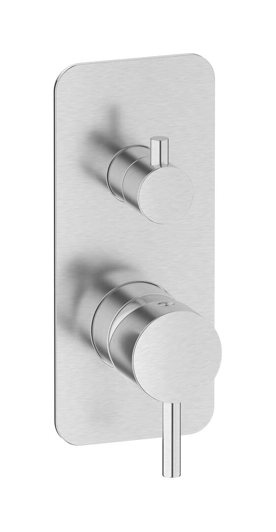IB Rubinetterie MilanoTorino – Μπαταρία Νιπτήρα Τοίχου – Brushed Nickel (MT312SS)