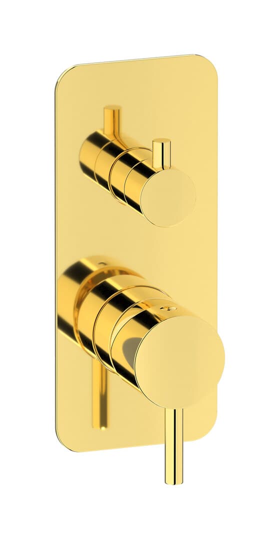 IB Rubinetterie MilanoTorino – Μπαταρία Νιπτήρα Τοίχου – Gold (MT312OO)