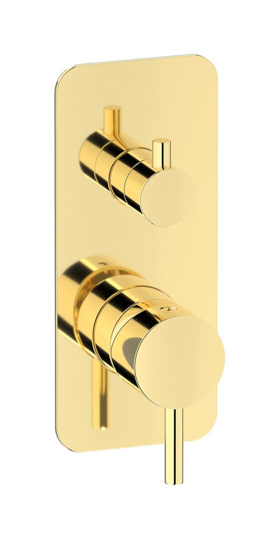 IB Rubinetterie MilanoTorino – Μπαταρία Νιπτήρα Τοίχου – Pale Gold (MT312II)