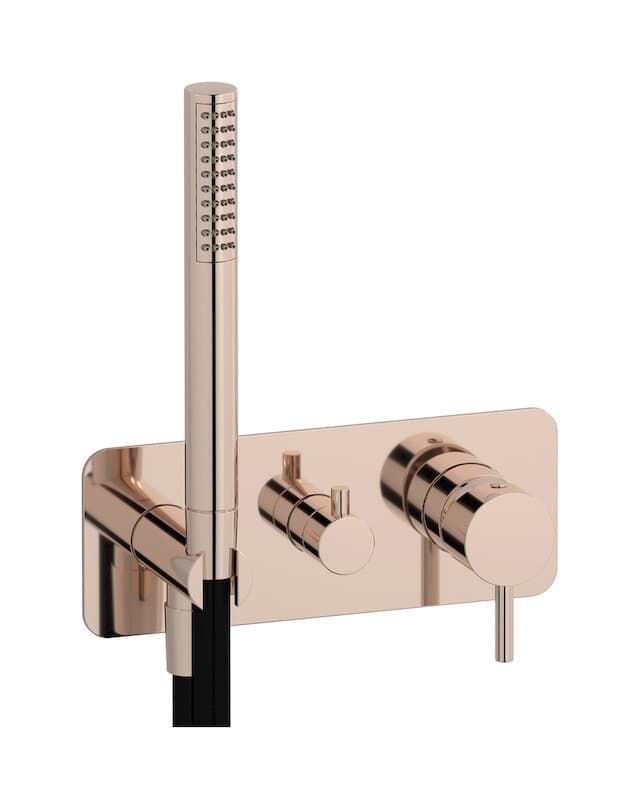 IB Rubinetterie MilanoTorino – Μπαταρία Νιπτήρα Τοίχου – Rose Gold (MT313RS)