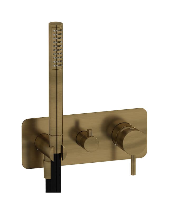 IB Rubinetterie MilanoTorino – Μπαταρία Νιπτήρα Τοίχου – Modern Bronze (MT314MB)