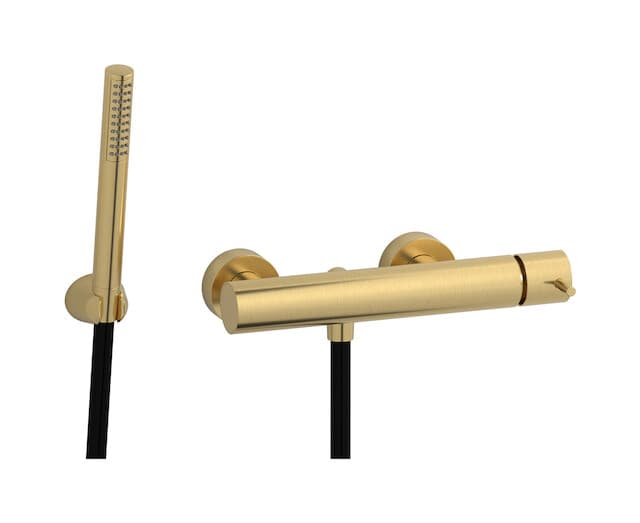 IB Rubinetterie MilanoTorino – Μίκτης Ντους Εντοιχισμένος – Brushed Gold (MT350OS)