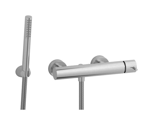 IB Rubinetterie MilanoTorino – Μίκτης Ντους Εντοιχισμένος – Brushed Nickel (MT350SS)