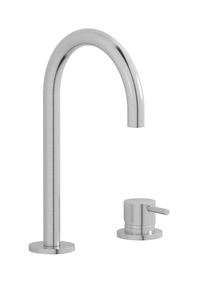 IB Rubinetterie MilanoTorino – Μπαταρία Νιπτήρα – Brushed Nickel (MT394SS)