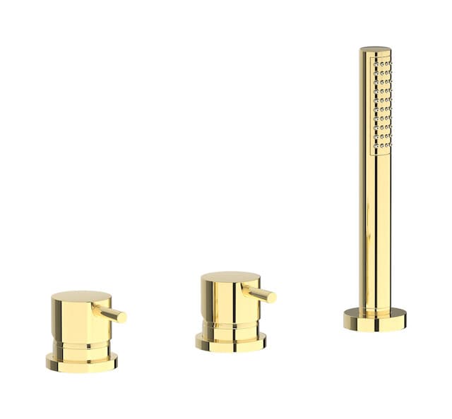 IB Rubinetterie MilanoTorino – Μπαταρία Μπανιέρας – Pale Gold (MT397II)