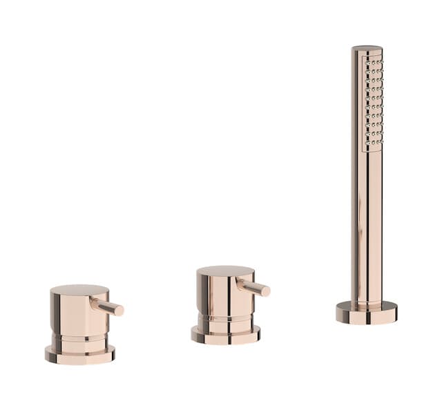 IB Rubinetterie MilanoTorino – Μπαταρία Μπανιέρας – Rose Gold (MT397RS)