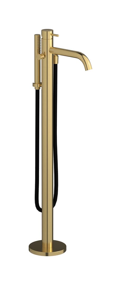 IB Rubinetterie MilanoTorino – Μπαταρία Μπανιέρας Δαπέδου – Brushed Gold (MT399OS)