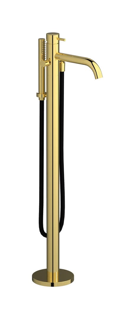 IB Rubinetterie MilanoTorino – Μπαταρία Μπανιέρας Δαπέδου – Gold (MT399OO)