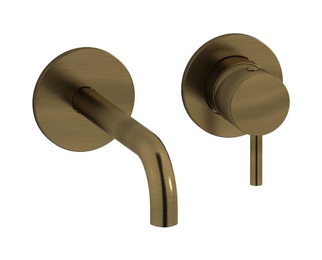 IB Rubinetterie MilanoTorino – Μπαταρία Νιπτήρα Τοίχου – Modern Bronze (MT406MB)