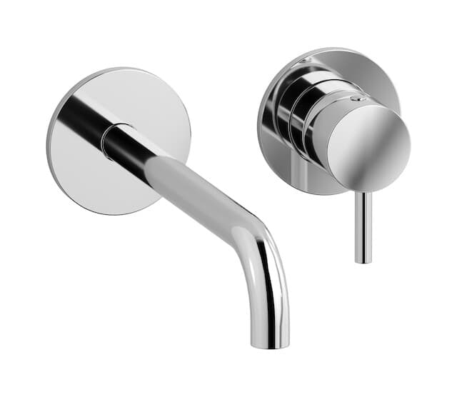 IB Rubinetterie MilanoTorino – Μπαταρία Νιπτήρα Τοίχου – Chrome (MT407CC)