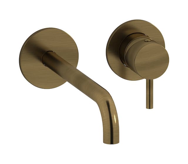 IB Rubinetterie MilanoTorino – Μπαταρία Νιπτήρα Τοίχου – Modern Bronze (MT407MB)