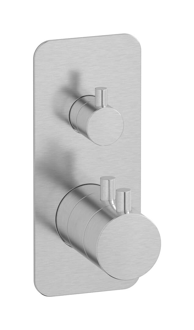 IB Rubinetterie MilanoTorino – Θερμοστατικός Μίκτης Ντους – Brushed Nickel (MT610SS)