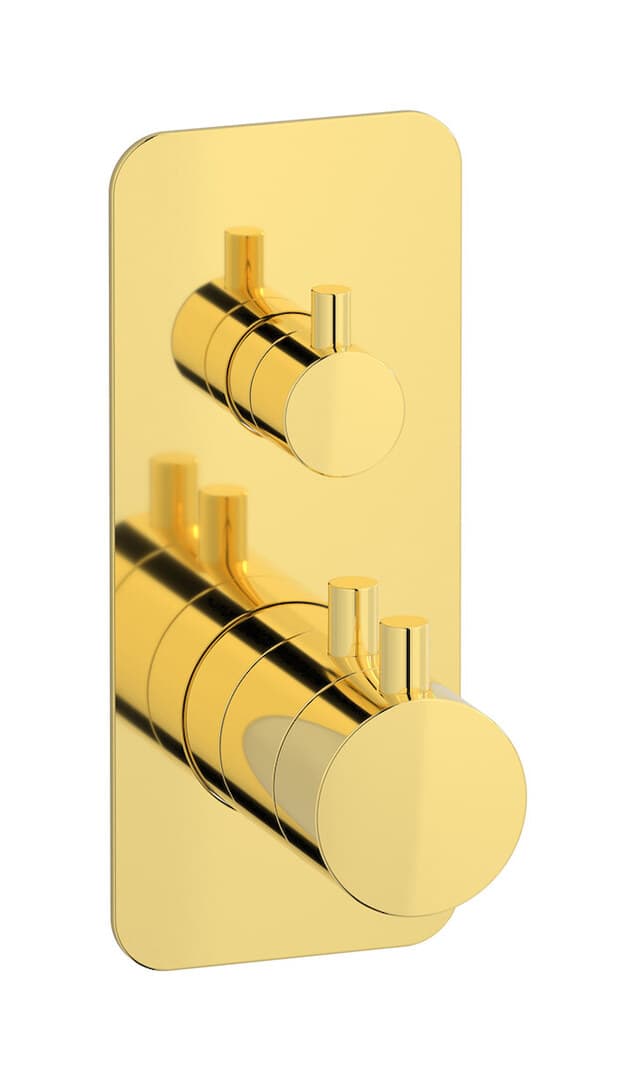 IB Rubinetterie MilanoTorino – Θερμοστατικός Μίκτης Ντους – Gold (MT610OO)