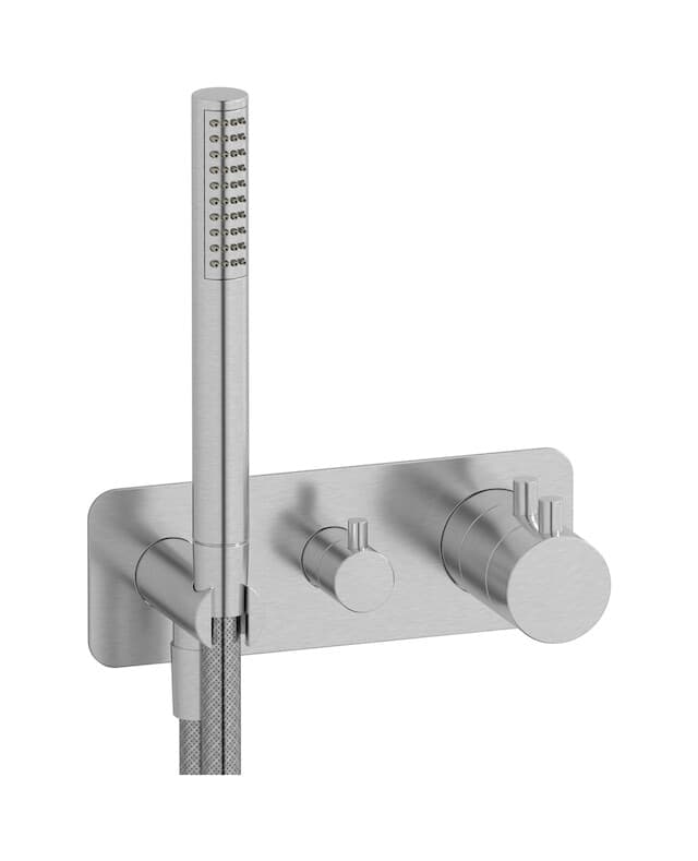 IB Rubinetterie MilanoTorino – Θερμοστατικός Μίκτης Ντους – Brushed Nickel (MT613SS)