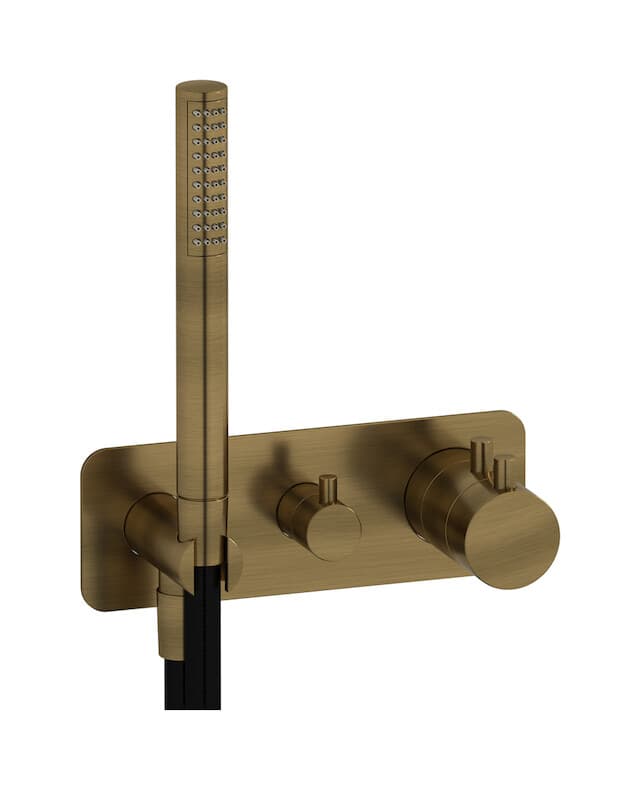 IB Rubinetterie MilanoTorino – Θερμοστατικός Μίκτης Ντους – Modern Bronze (MT613MB)