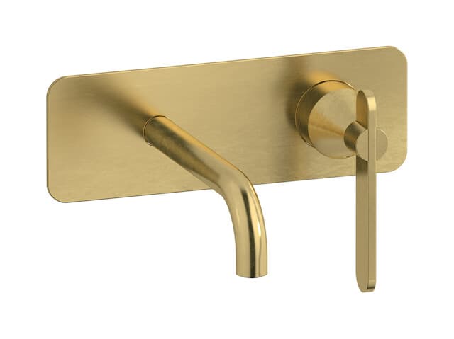 IB Rubinetterie Soho – Μπαταρία Νιπτήρα Τοίχου – Natural Brass (OH206ON)