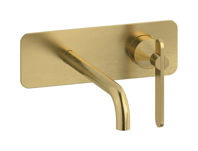 IB Rubinetterie Soho – Μπαταρία Νιπτήρα Τοίχου – Natural Brass (OH207ON)