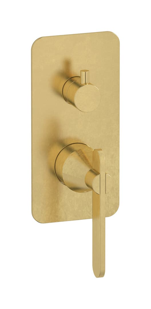 IB Rubinetterie Soho – Μπαταρία Νιπτήρα Τοίχου – Natural Brass (OH310ON)