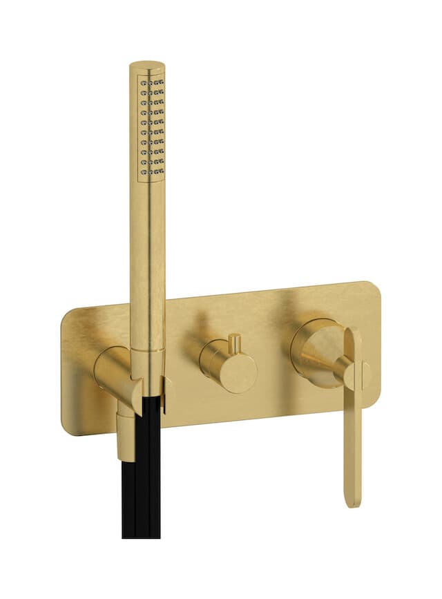 IB Rubinetterie Soho – Μπαταρία Νιπτήρα Τοίχου – Natural Brass (OH313ON)