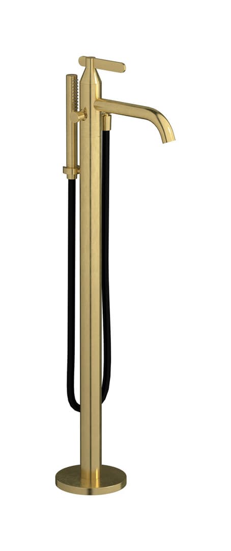 IB Rubinetterie Soho – Μπαταρία Μπανιέρας Δαπέδου – Natural Brass (OH399ON)