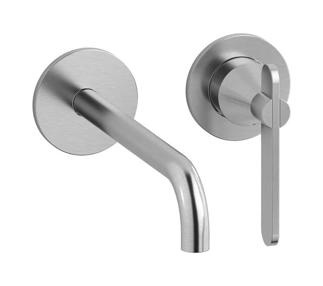 IB Rubinetterie Soho – Μπαταρία Νιπτήρα Τοίχου – Brushed Nickel (OH407SS)