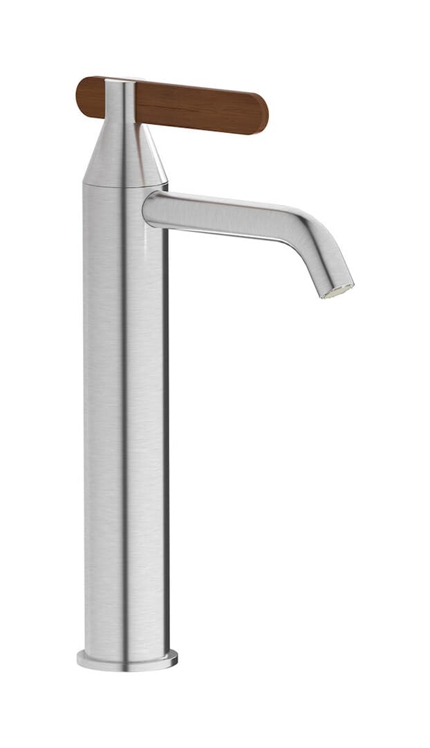 IB Rubinetterie Soho – Μπαταρία Νιπτήρα Ψηλή – Brushed Nickel (OL202SS)