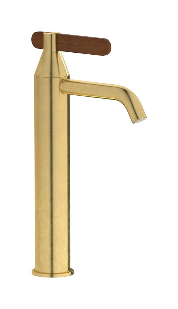 IB Rubinetterie Soho – Μπαταρία Νιπτήρα Ψηλή – Natural Brass (OL202ON)