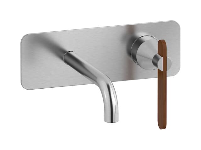 IB Rubinetterie Soho – Μπαταρία Νιπτήρα Τοίχου – Brushed Nickel (OL206SS)