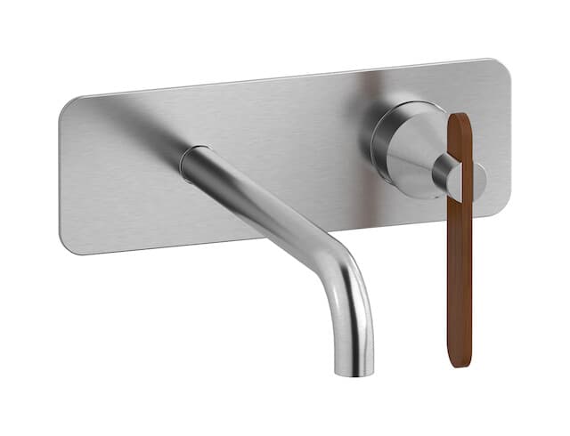 IB Rubinetterie Soho – Μπαταρία Νιπτήρα Τοίχου – Brushed Nickel (OL207SS)