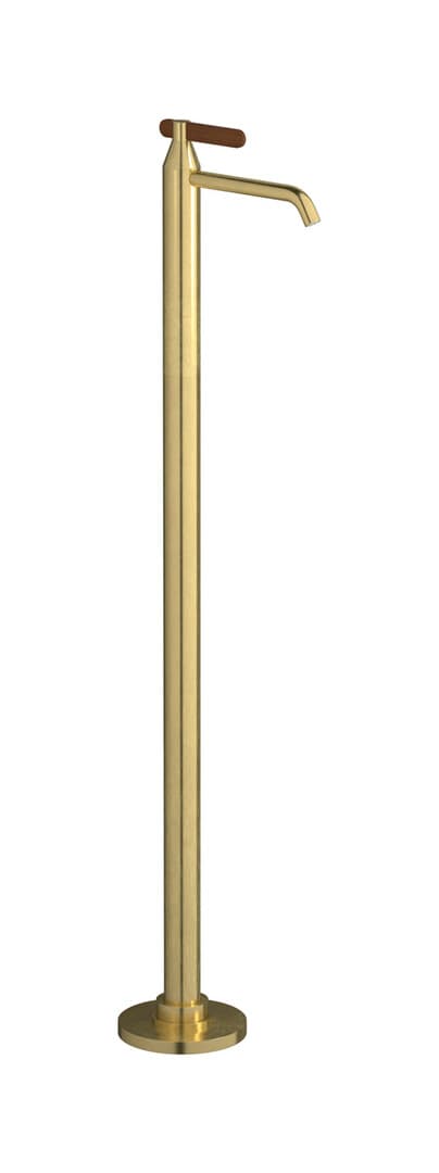 IB Rubinetterie Soho – Μπαταρία Νιπτήρα Δαπέδου – Natural Brass (OL299ON)