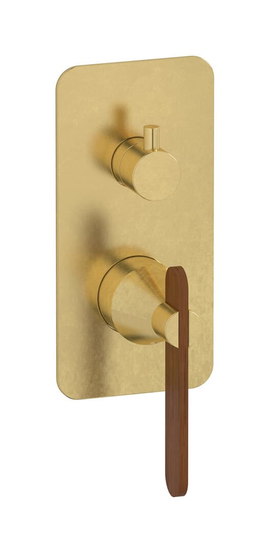 IB Rubinetterie Soho – Μπαταρία Νιπτήρα Τοίχου – Natural Brass (OL310ON)