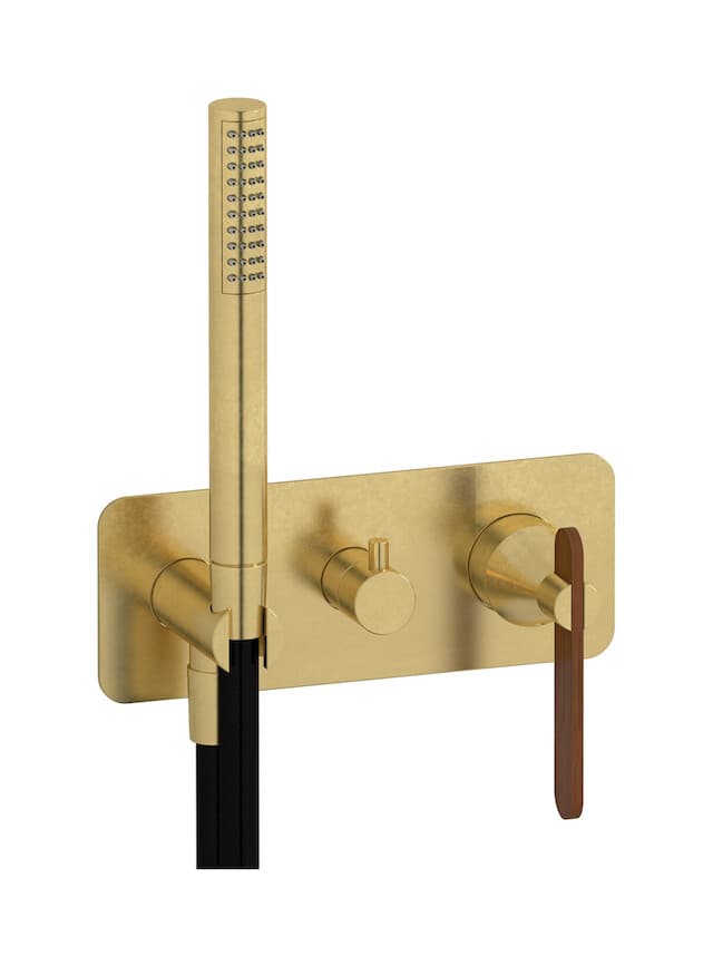IB Rubinetterie Soho – Μπαταρία Νιπτήρα Τοίχου – Natural Brass (OL314ON)