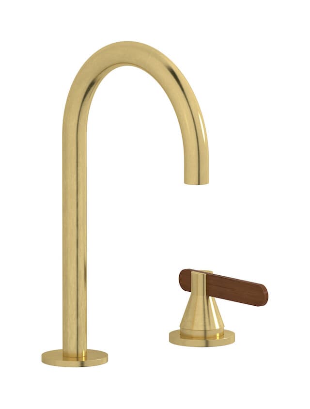 IB Rubinetterie Soho – Μπαταρία Νιπτήρα Τοίχου – Natural Brass (OL394ON)