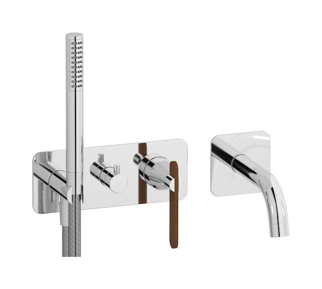 IB Rubinetterie Soho – Μπαταρία Λουτρού Τοίχου – Chrome (OL398CC)