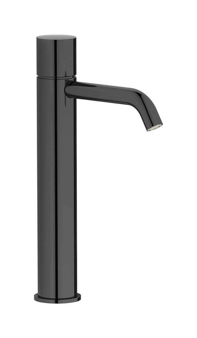 IB Rubinetterie Brera – Μπαταρία Νιπτήρα Ψηλή – Black Chrome (RR202CF)