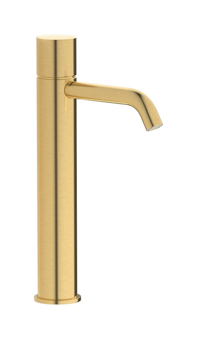 IB Rubinetterie Brera – Μπαταρία Νιπτήρα Ψηλή – Brushed Gold (RR202OS)