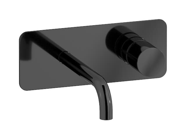 IB Rubinetterie Brera – Μπαταρία Νιπτήρα Τοίχου – Black Chrome (RR206CF)