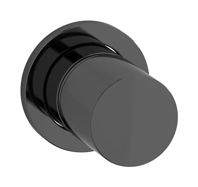 IB Rubinetterie Brera – Μπαταρία Νιπτήρα Τοίχου – Black Chrome (RR305CF)