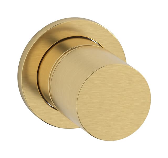 IB Rubinetterie Brera – Μπαταρία Νιπτήρα Τοίχου – Brushed Gold (RR305OS)